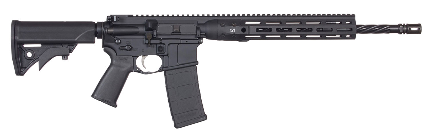 LWRC ICDIR5B16ML Individual Carbine  5.56x45mm NATO 16.10 30+1 Black Hard Coat Anodized Adjustable Stock