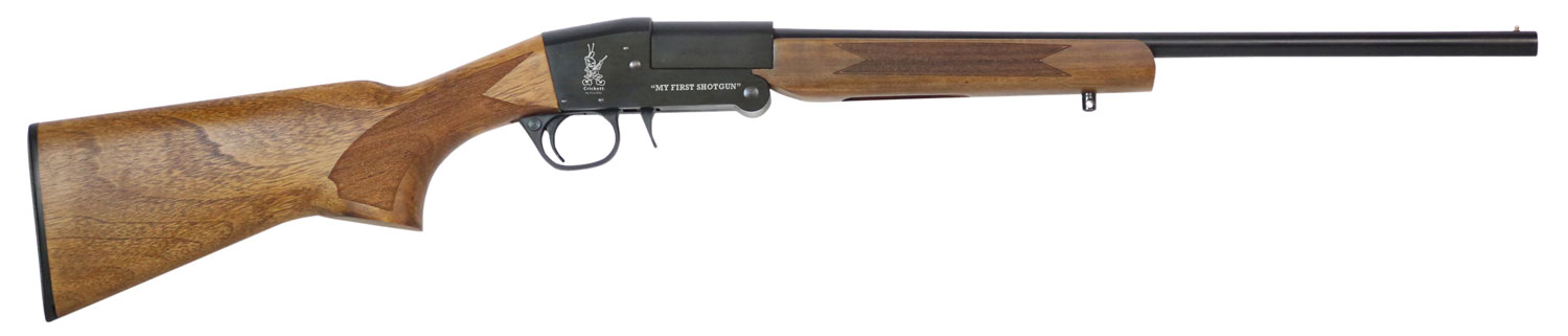 Crickett KSA4100 My First Shotgun  Youth 410 Gauge 3" 1rd 18.50" Blued Barrel/Receiver, Foldable, Fixed Modified Choke, Brass Bead Sight, Turkish Walnut Stock w/Upgraded Soft Rubber Recoil Pad