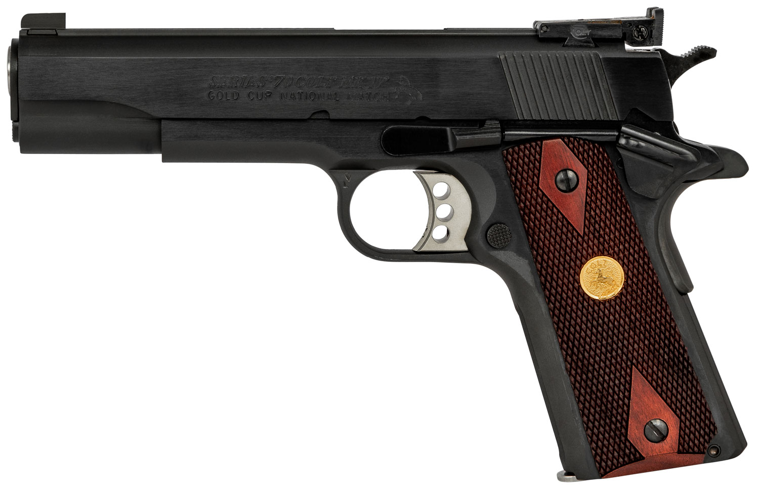 Colt 1911 Government Gold Cup 38 Super 5 in. – Reliable Pistol 7 Colt Manufacturing 1911 Government Gold Cup National Match, alternate view