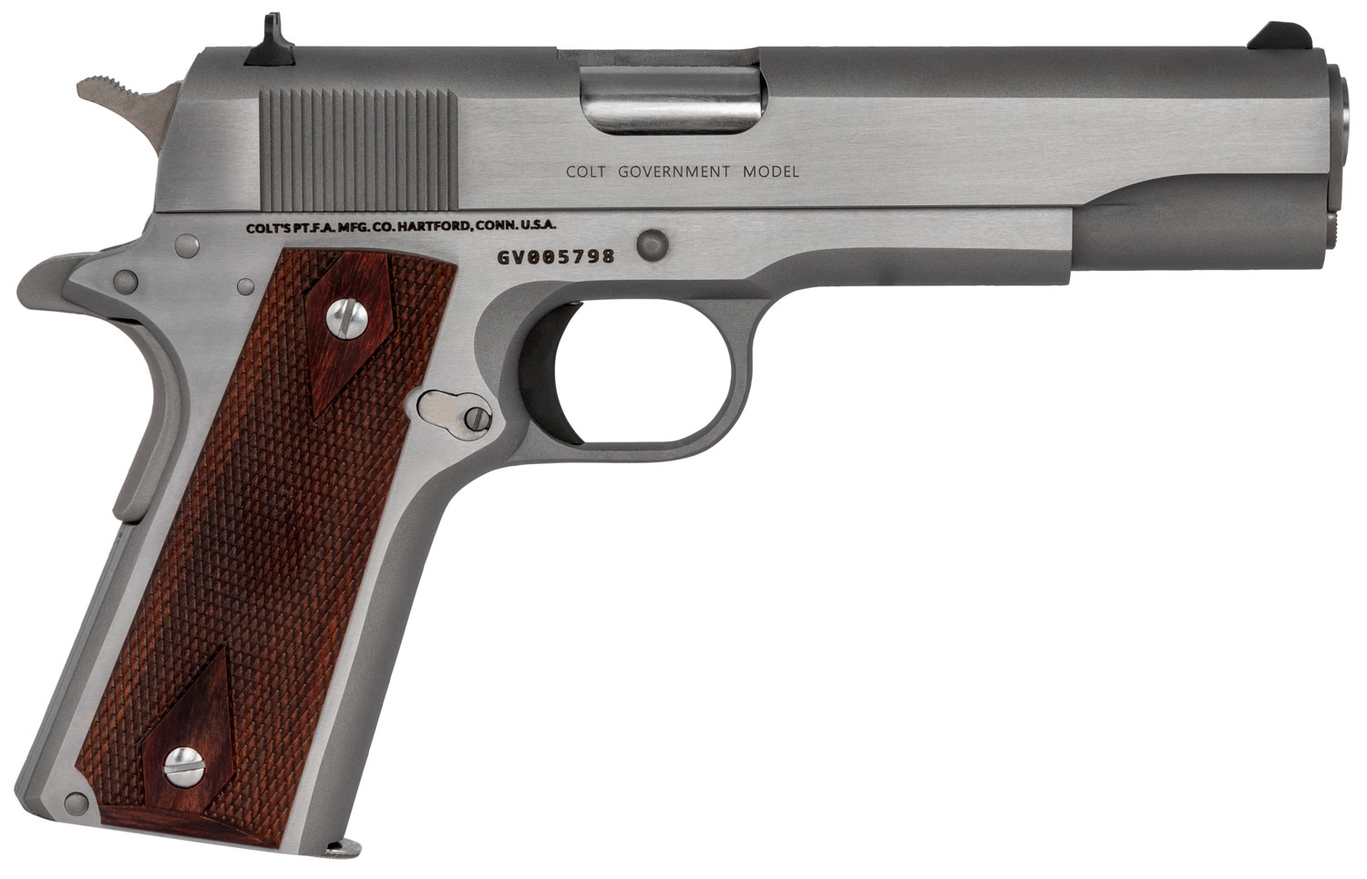 Colt Mfg O1911CSS 1911 Government 45 ACP 7+1 5" Stainless National Match...-img-0
