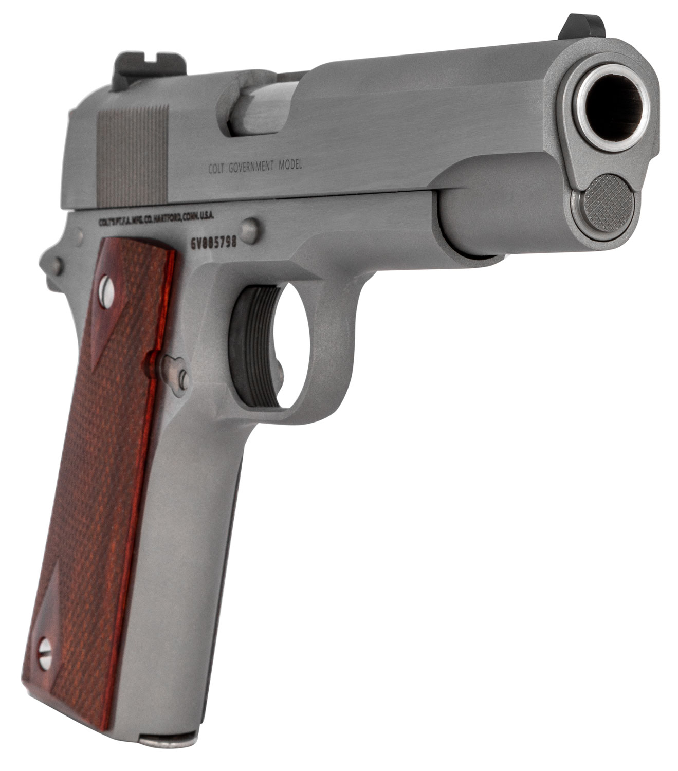 Colt 1911 Government 45 ACP 5 in. Stainless 7+1 - Superb Proven National Match 4 Colt 1911 Government 45 ACP 5 in. Stainless 7+1 - Superb Proven National Match - Image 4