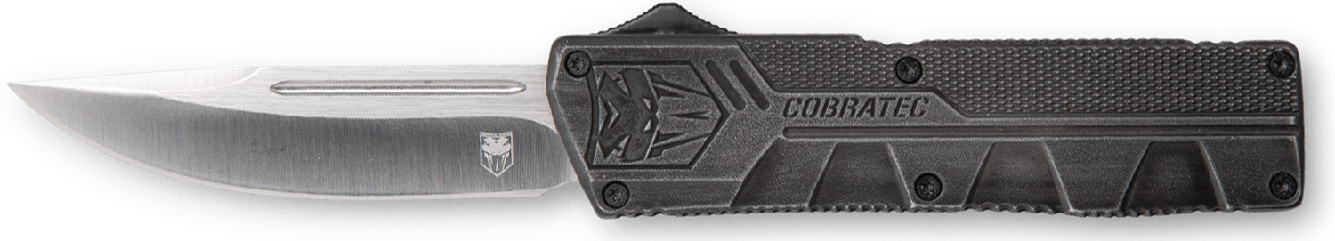 CobraTec Knives SWCTLWDNS Lightweight 3.25" OTF Drop Point Plain D2... - CobraTec Knives - DROP POINT