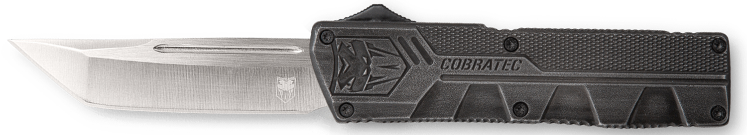 CobraTec Knives SWCTLWTNS Lightweight 3.25" OTF Tanto Plain D2 Steel... - CobraTec Knives - TANTO