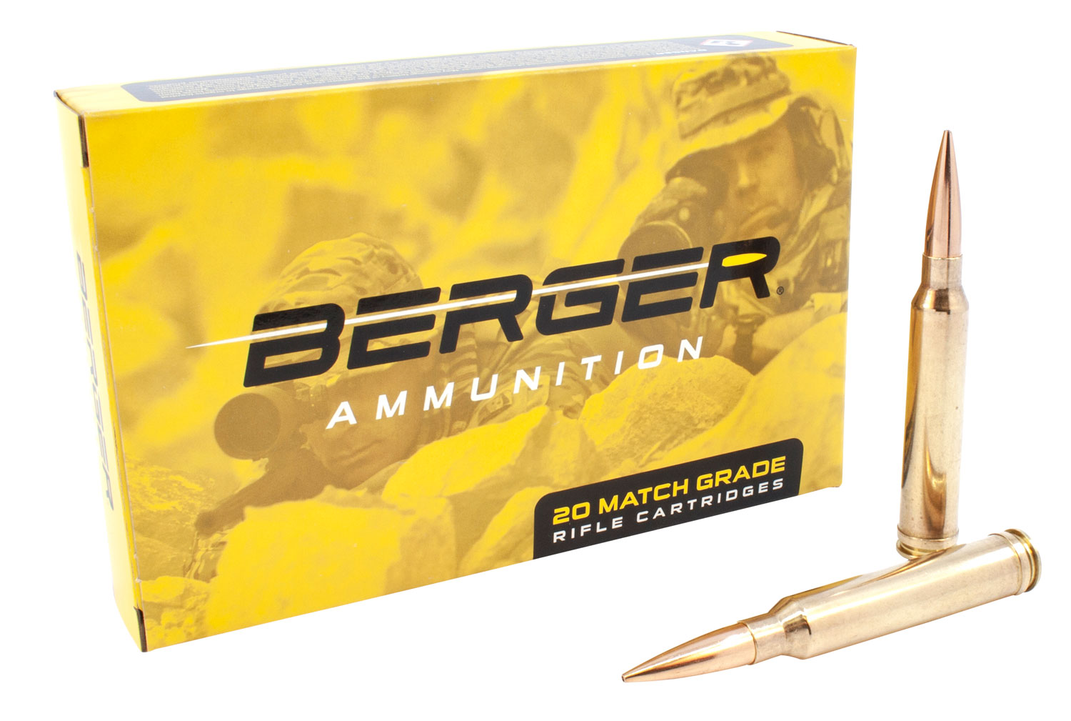 Berger 70100 Classic Hunter 300 Win Mag 215gr Hybrid Boat Tail 20ct Box