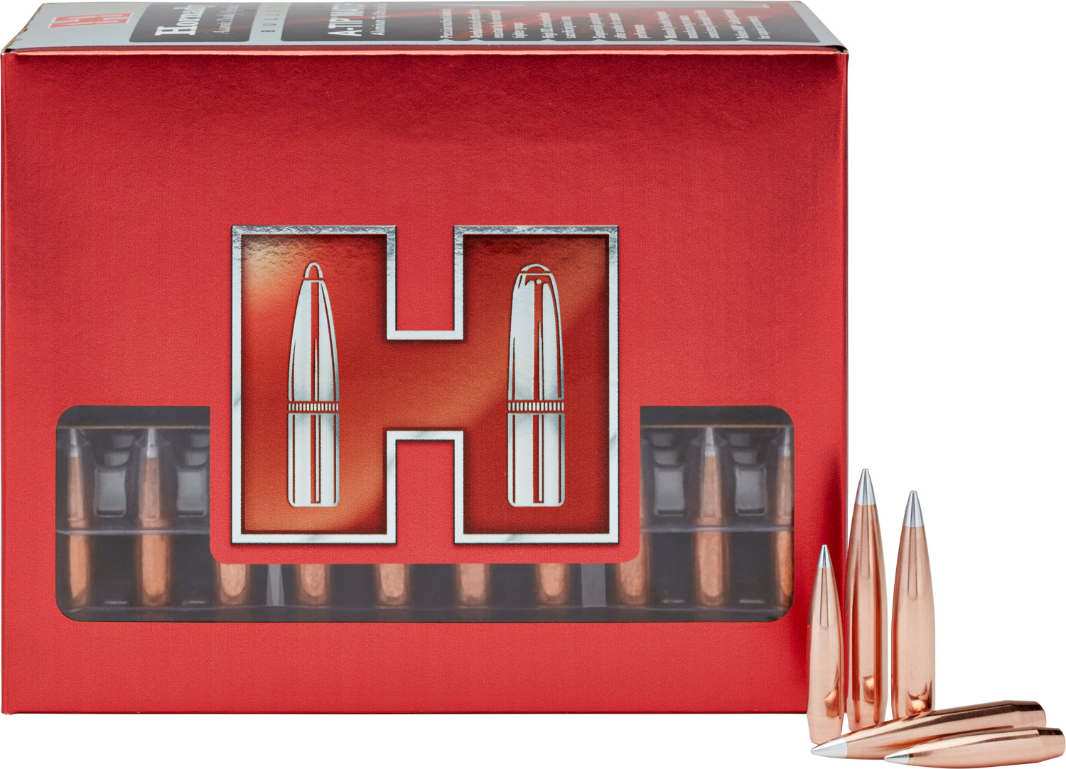 Hornady 2286 A-Tip Match 22 Cal .224 90 gr Bullet - High-Performance Match Ammo - 100 Count