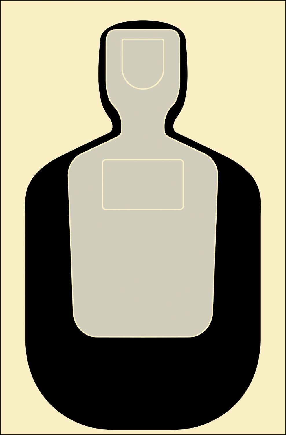 ACTION TQ-19-100      STND SILHTE  TARGET    100BX