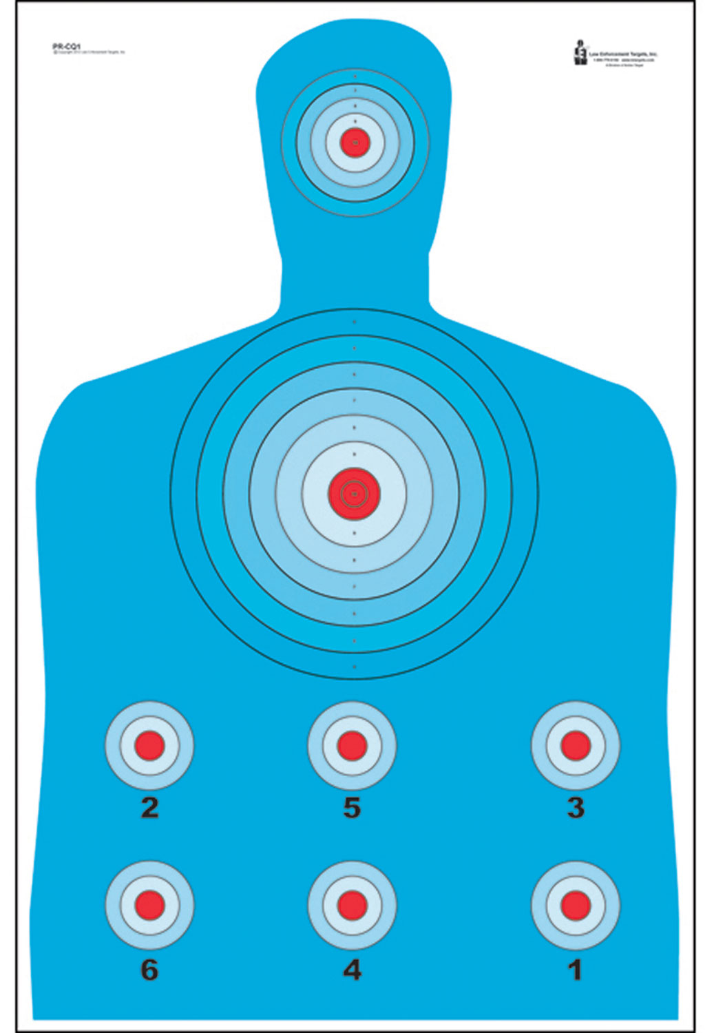Action Target PRCQ1100 High Visibility Silhouette Targets 23"x35" 100 Pack - Action Target