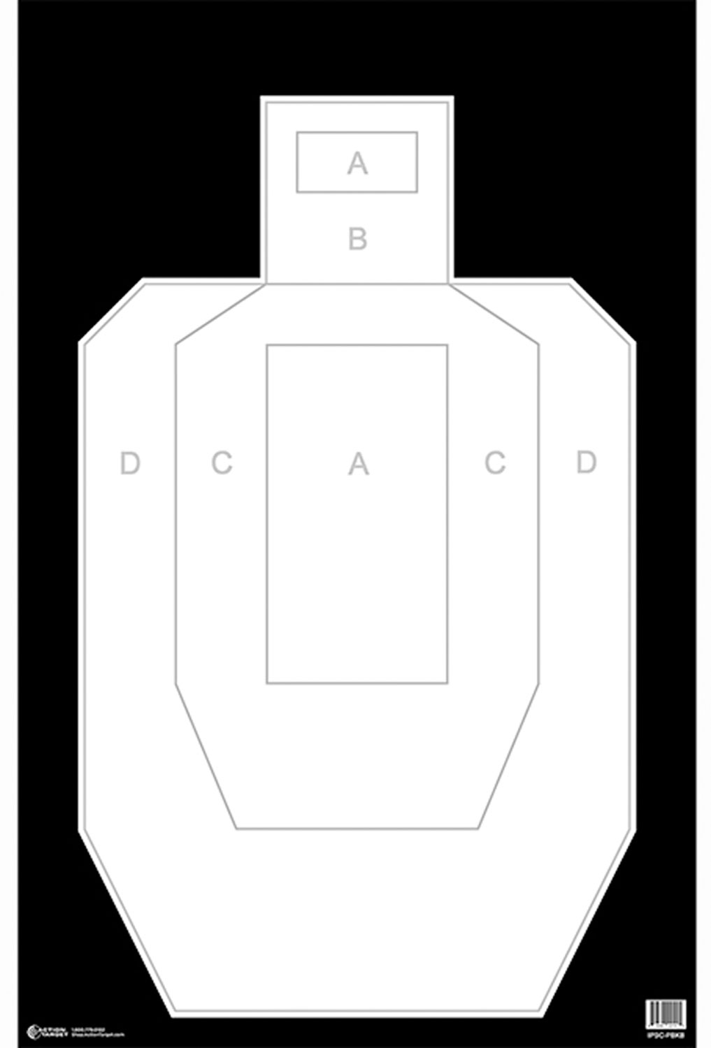 Action Target IPSC/PBKB Unofficial IPSC Practice 100 Per Box