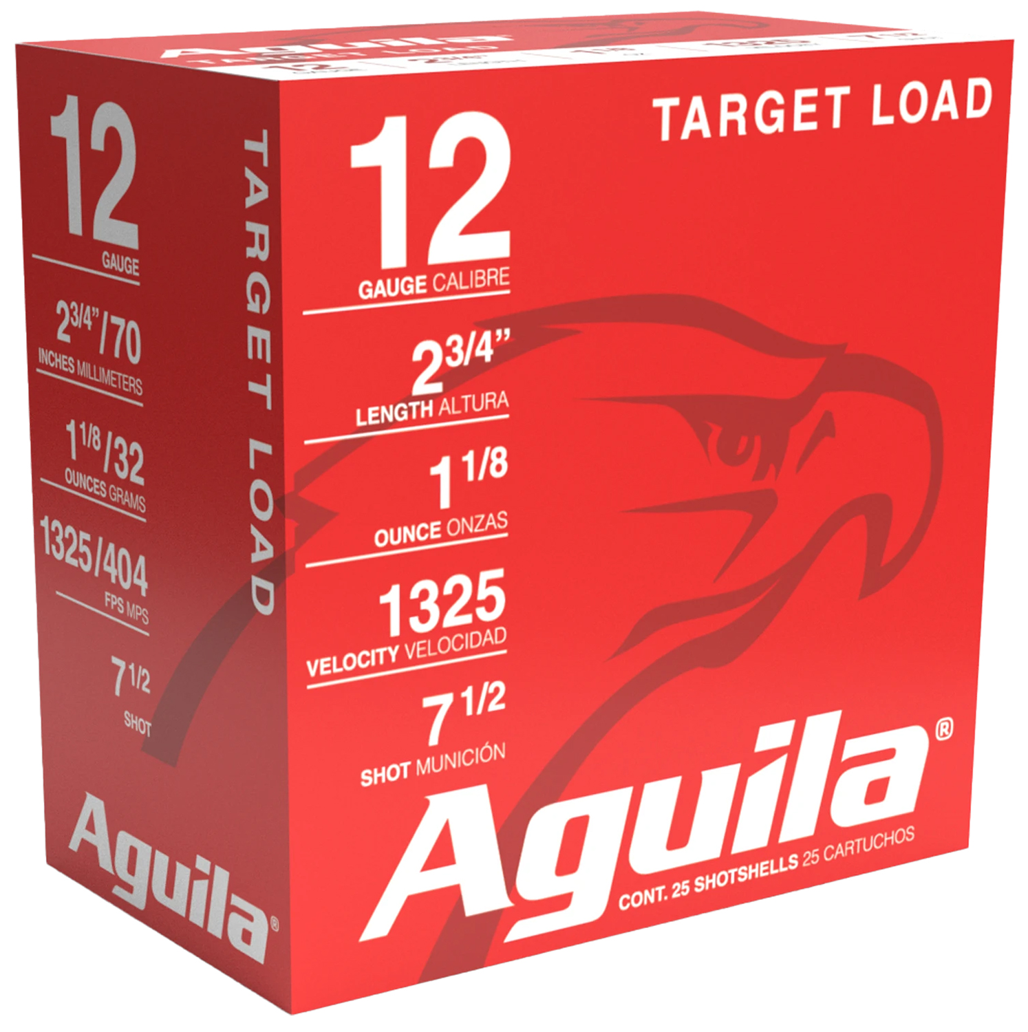 Aguila 1CHB1246 Sporting Clays High Velocity 12 Gauge 2.75" 1 1/8 oz 7.5-img-0