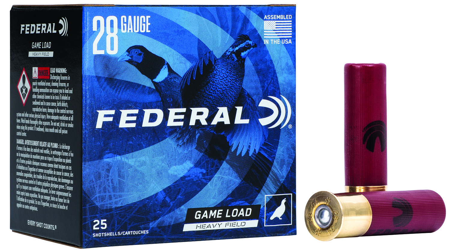 Federal Game-Shok Heavy Field Load 28 Gauge Shotshell