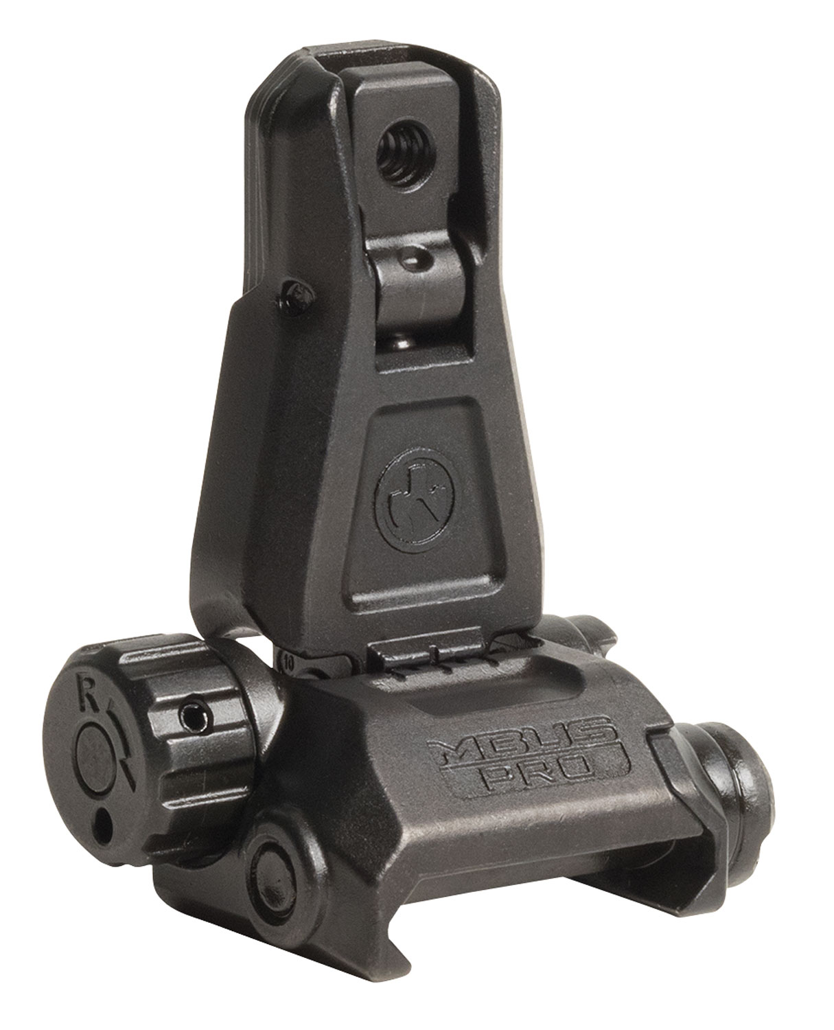 Magpul MAG276-BLK MBUS Pro Sight Rear Rear Sight Black Folding for AR-15