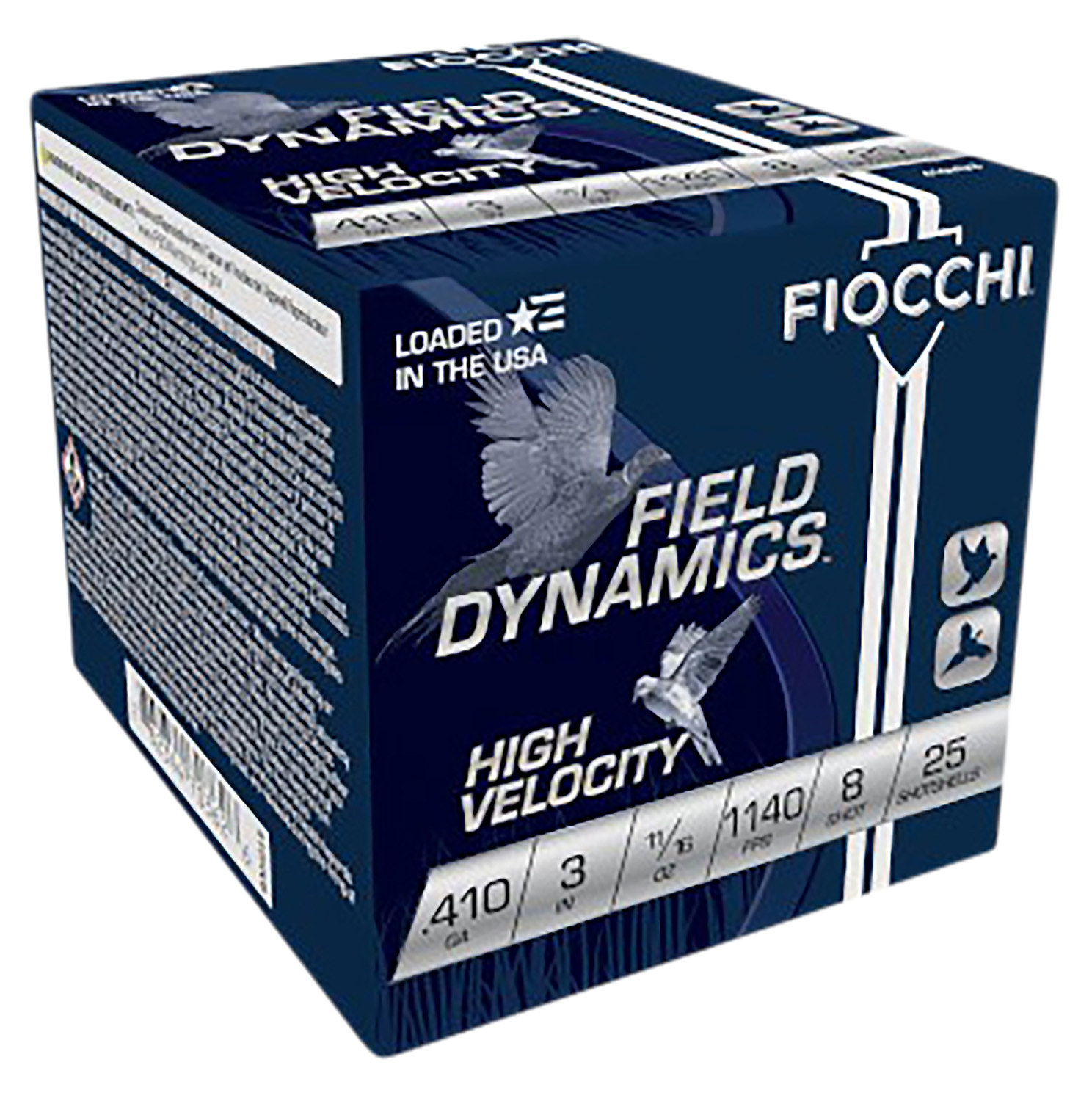 Fiocchi 410HV8 Upland Game 410 Bore 3" 11/16 oz Shotgun Ammo 25 Rounds - Fiocchi - .410 Bore