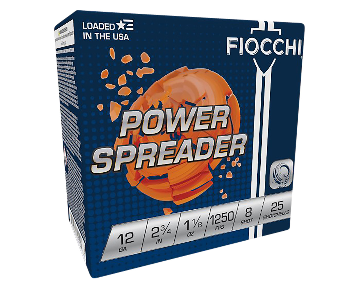 Fiocchi 12SSCX8 Exacta Target Power Spreader 12 Gauge 2.75" 1 1/8 oz 8-img-0