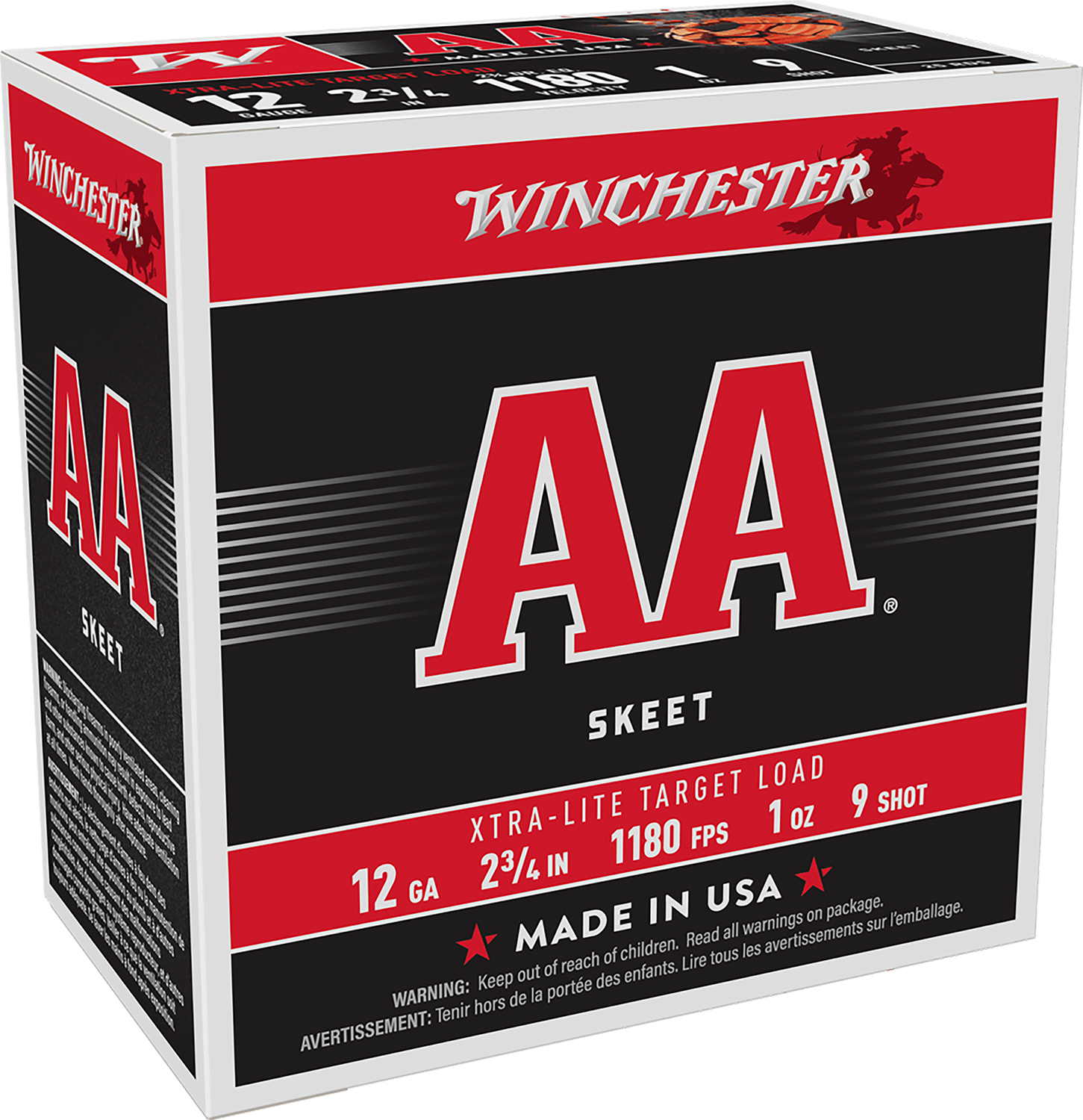 Winchester Ammo AAL129 AA Xtra-Lite 12Gauge 2.75" 1oz 9Shot 25 Per... - Winchester - LEAD