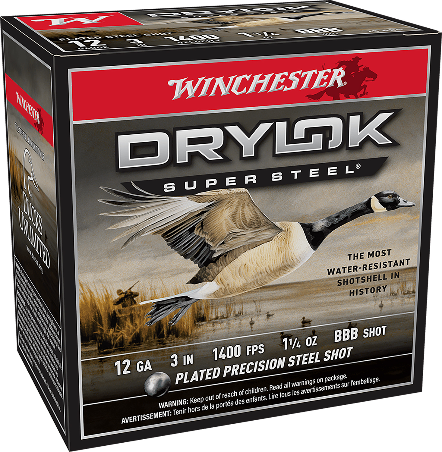 Winchester Ammo XSC123BBB Drylok Super Steel Magnum 12Gauge 3" 1 1/4oz