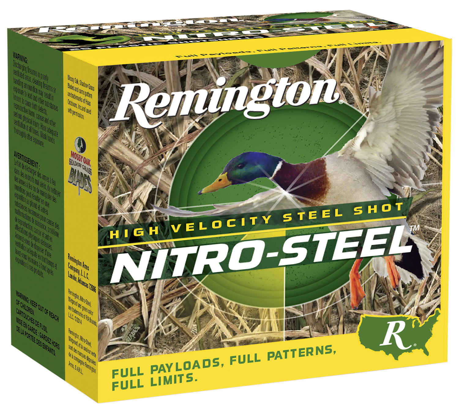 Remington Nitro-Steel 12 Gauge 3 in 1-1/4 oz #3 1450 fps 25 Rounds