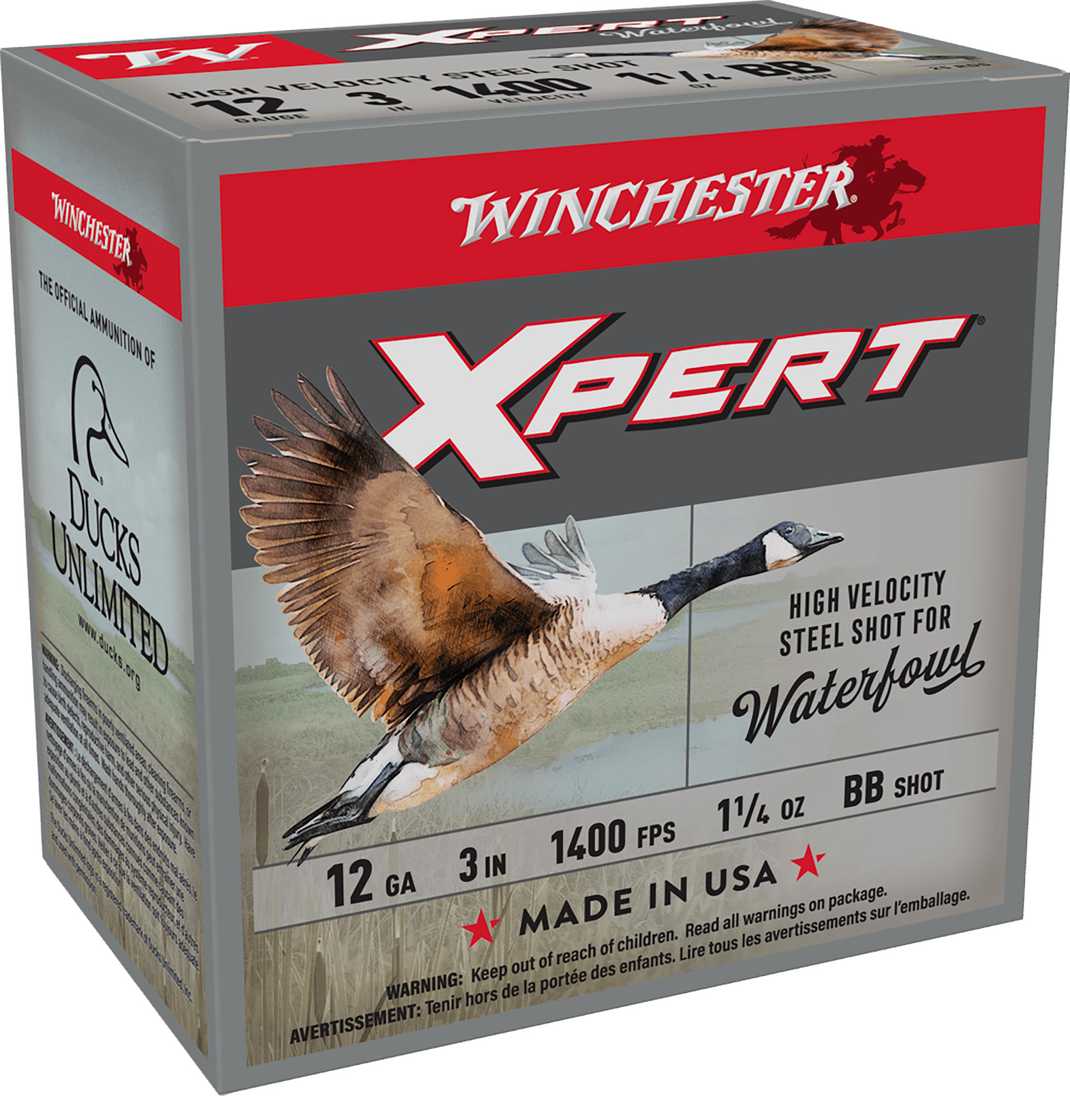 Winchester Ammo Super X Xpert 12 Gauge 3" 1 1/4 oz BB Shot 25 Bx/10 Cs - Winchester - 12 Gauge