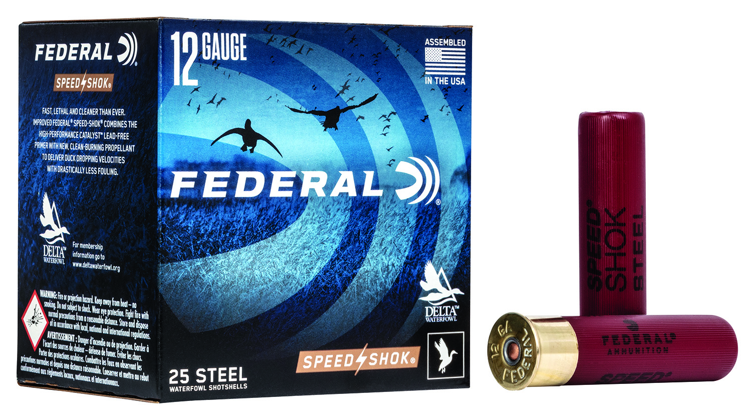 Federal Speed-Shok Steel 12ga WF133BBB 3-1/2in 13/8oz BBB – Hard-Hitting Steel Goose Load, 25 Rounds 4 Federal Speed-Shok Steel 12ga WF133BBB 3-1/2in 13/8oz BBB – Hard-Hitting Steel Goose Load, 25 Rounds - Image 4