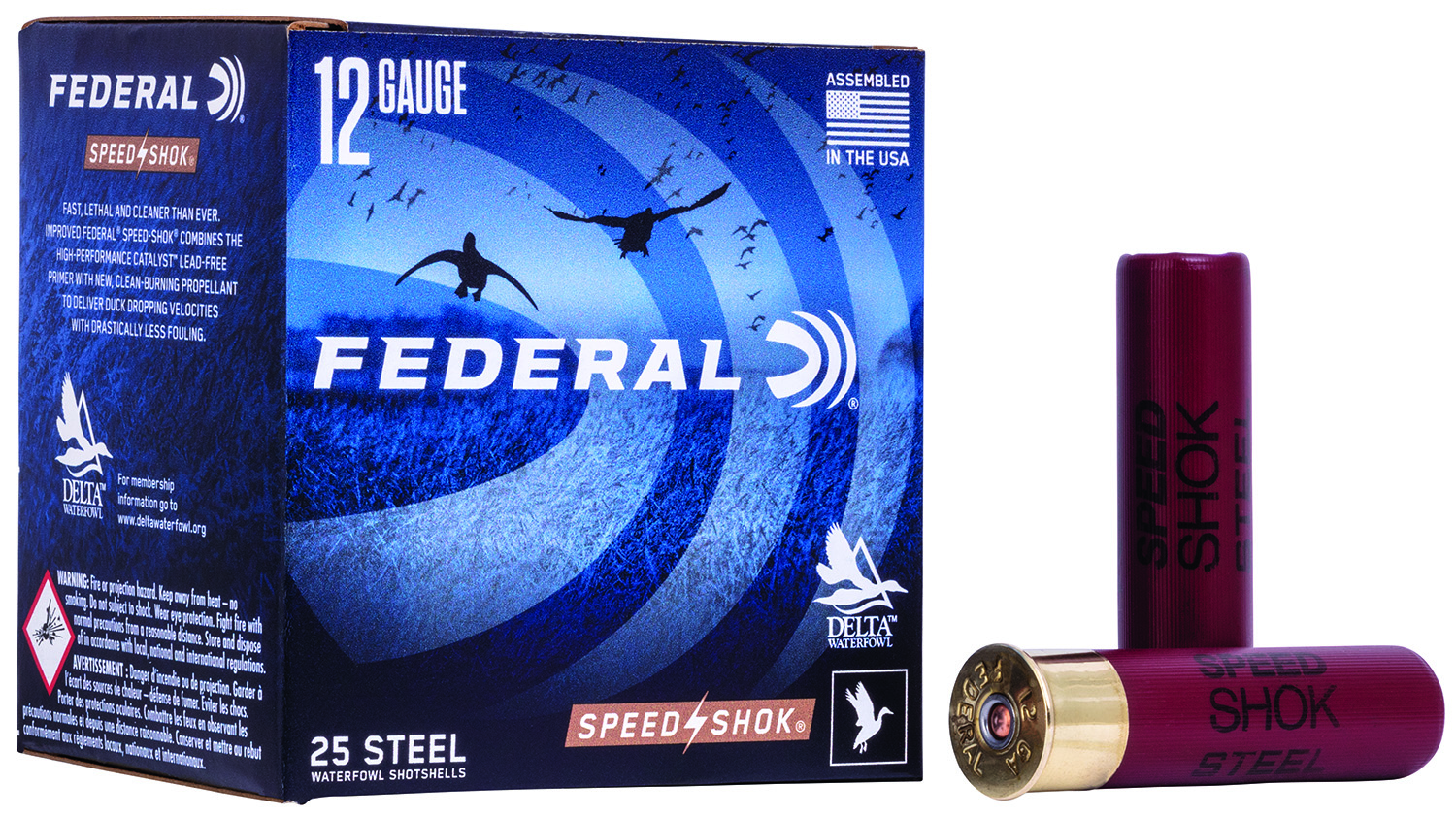 Federal WF1342 Speed-Shok  12Gauge 3.50 1 1/2oz 2Shot 25 Per Box/10 Case