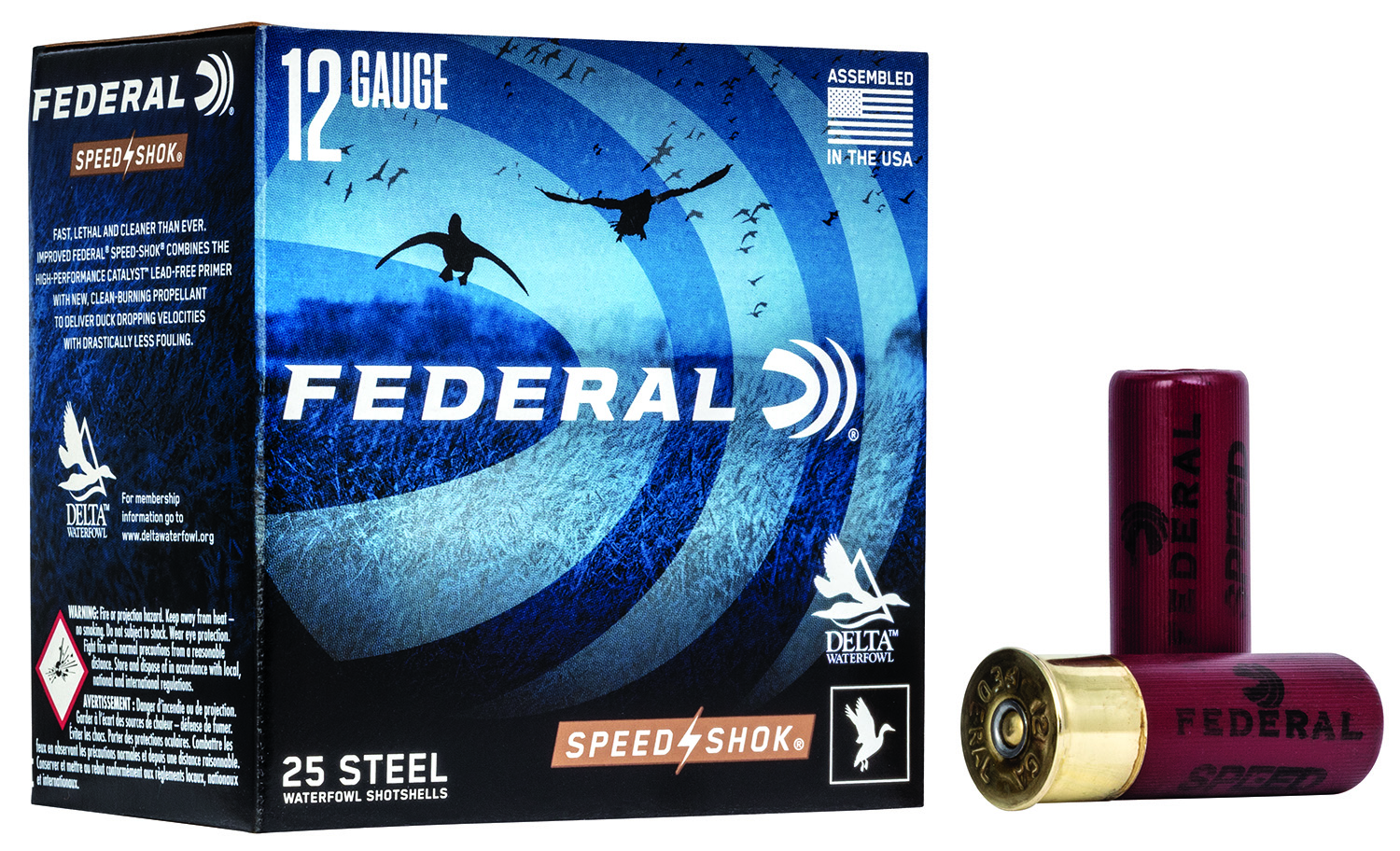 Federal WF1456 Speed-Shok  12Gauge 2.75 1 1/8oz 6Shot 25 Per Box/10 Case