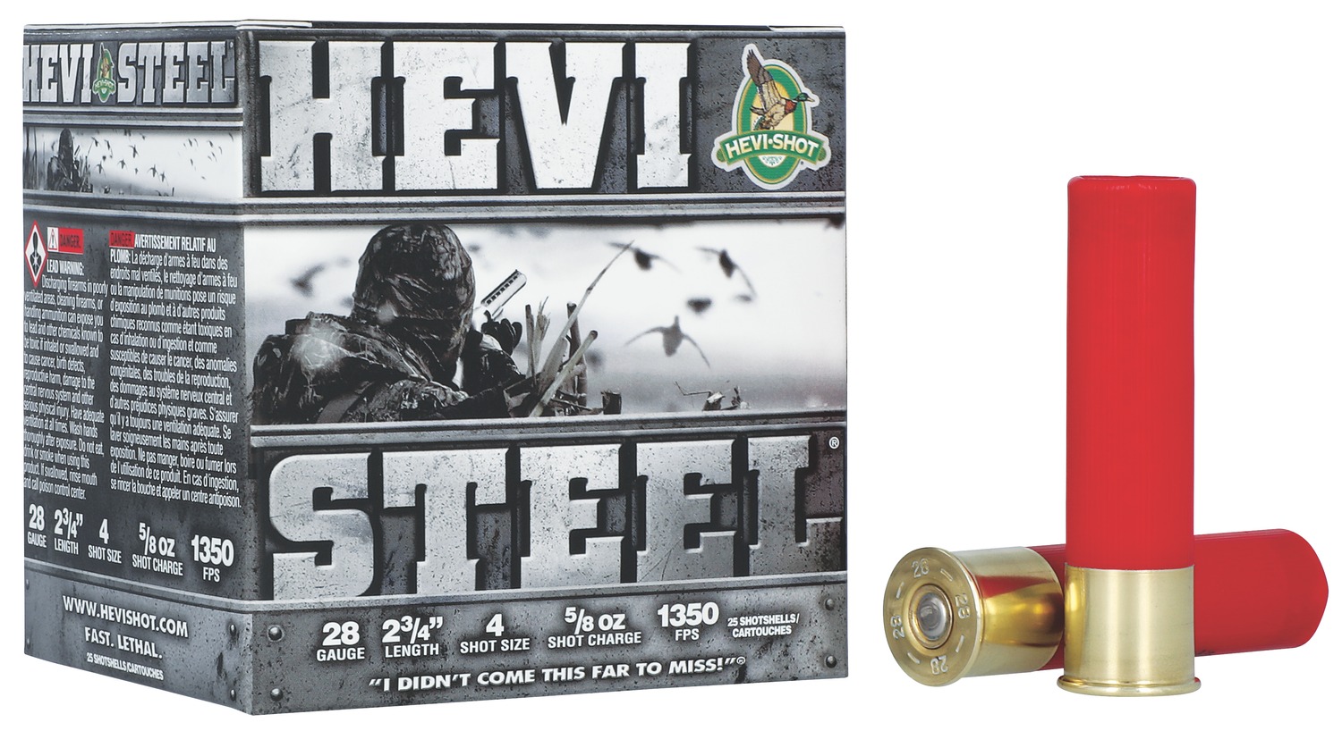 HEVI-SHOT HEVI-Steel 28 Gauge #4 Steel Shotshells (2-3/4")
