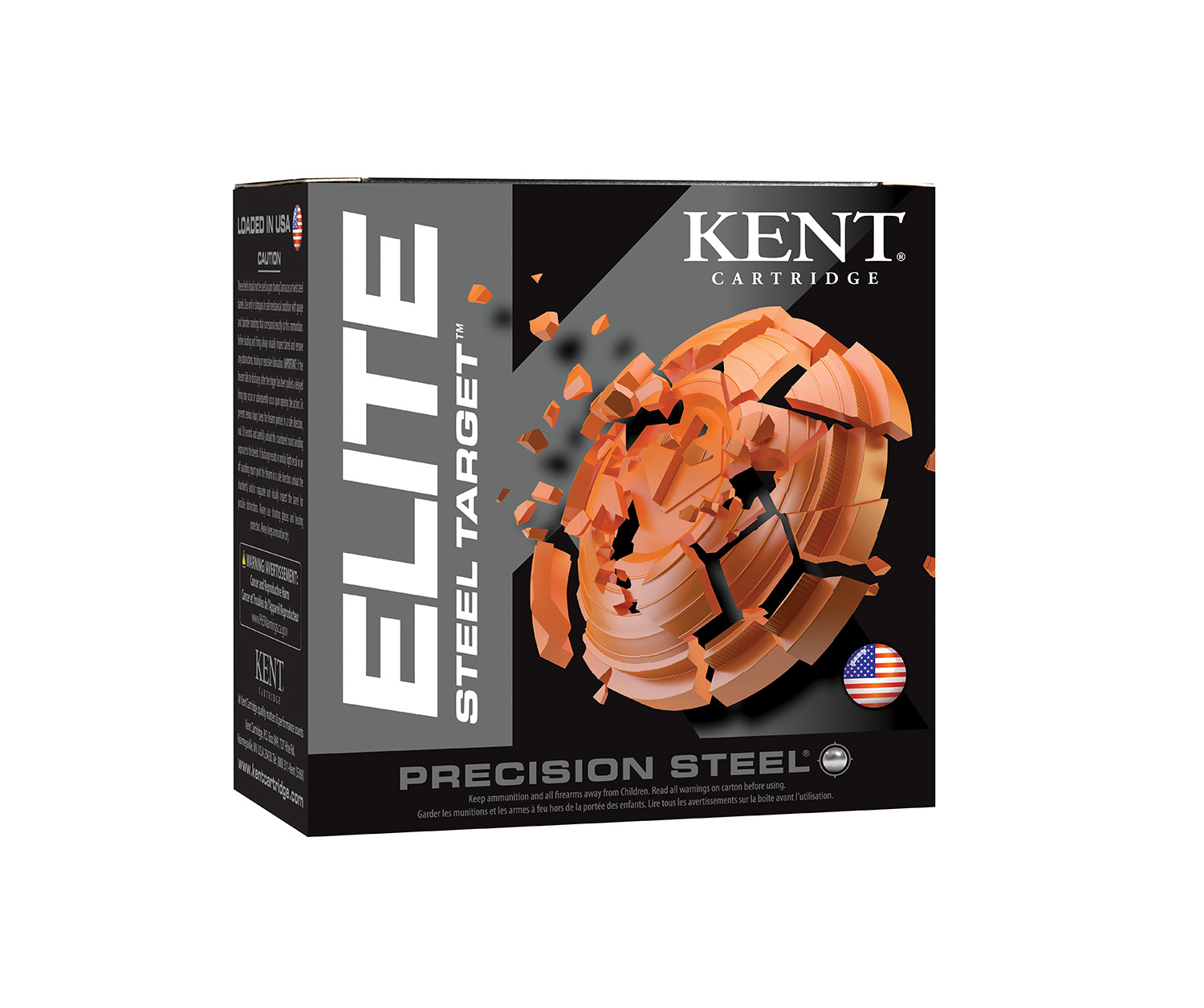 Kent Cartridge E12ST287 Elite Steel Target 12 Gauge 2.75" 1 oz 7 Shot 25...-img-0