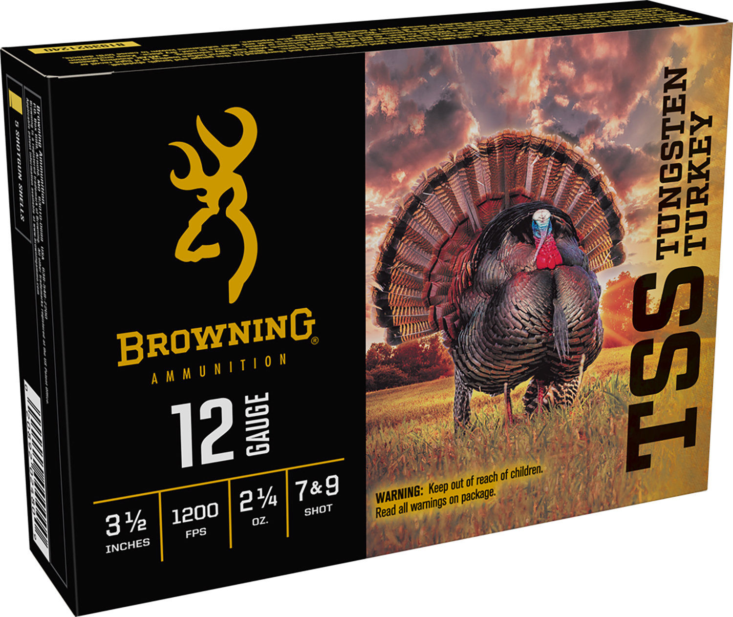 Browning TSS Turkey 12 Gauge 3.50" 2 1/4 oz 7 & 9 Shot Ammo