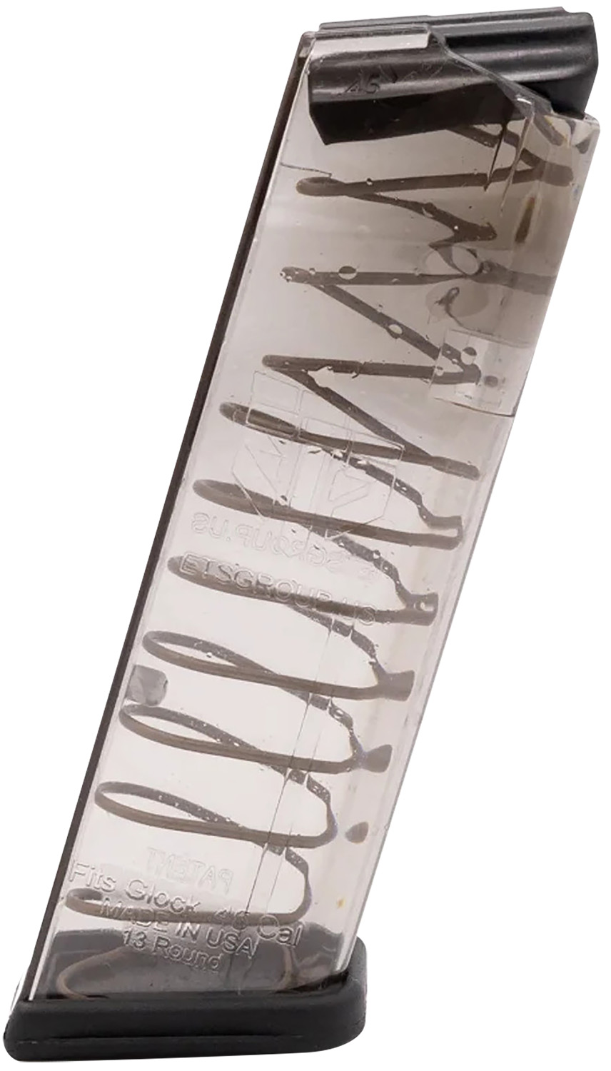 ETS GLK21 13-Round .45 ACP Clear Polymer Magazine for Glock 21/30/41