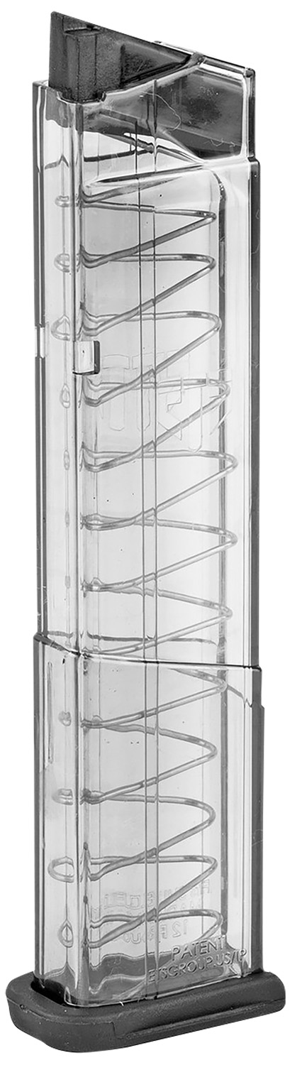ETS Group SW9SHD12 Pistol Mags  12rd 9mm Luger for S&W M&P Shield Clear Detachable
