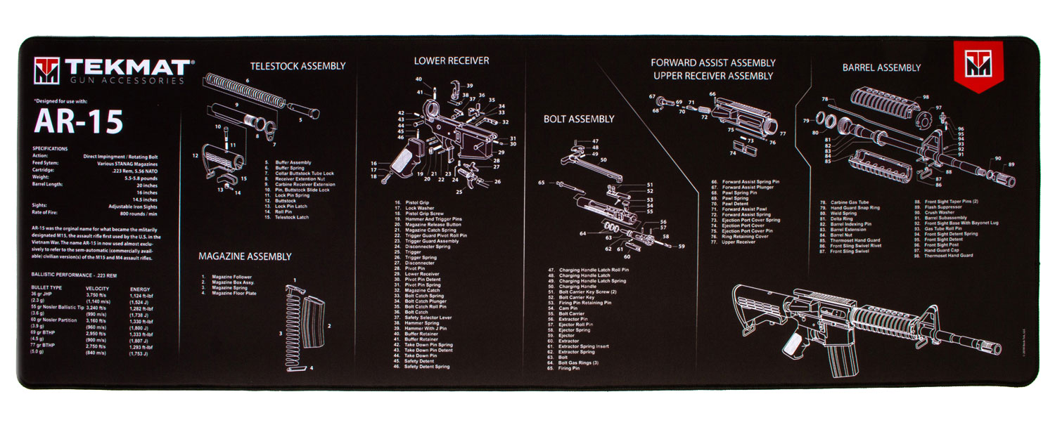 TEKMAT TEKR44AR15          ULTRA44 AR15 MAT