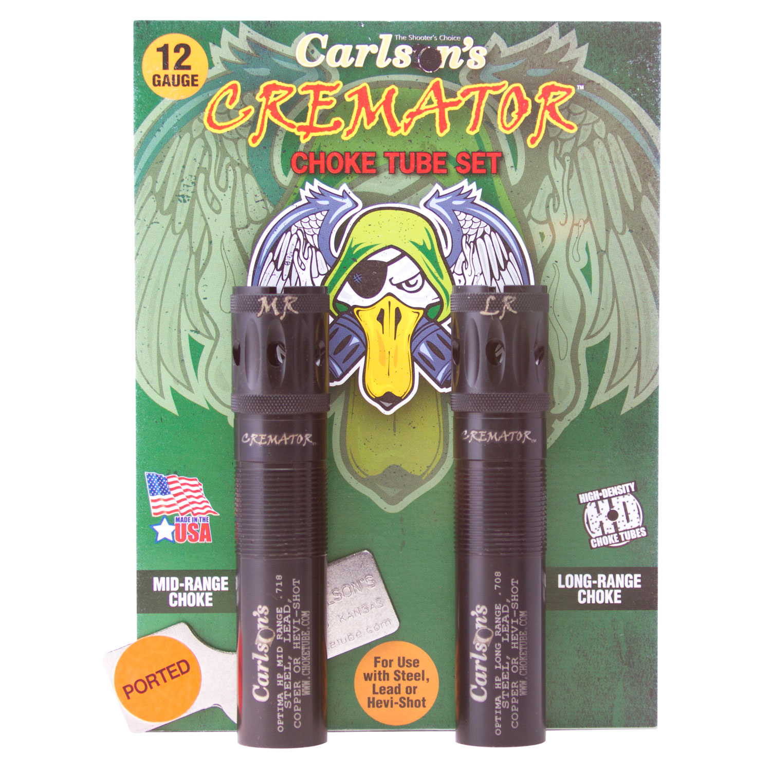 CARLSONS Cremator Ported Beretta Optima HP 2-Pack Choke Tubes (11562)