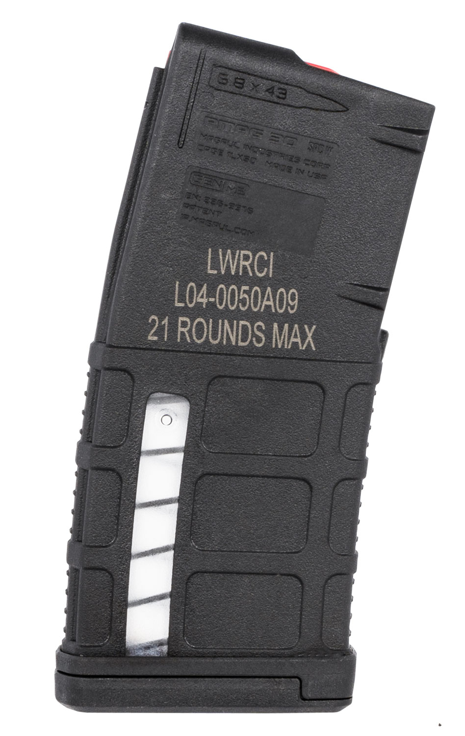 LWRC 2000123A01 PMAG Black Detachable 20rd 6.8 SPC for LWRC SIX8-img-0