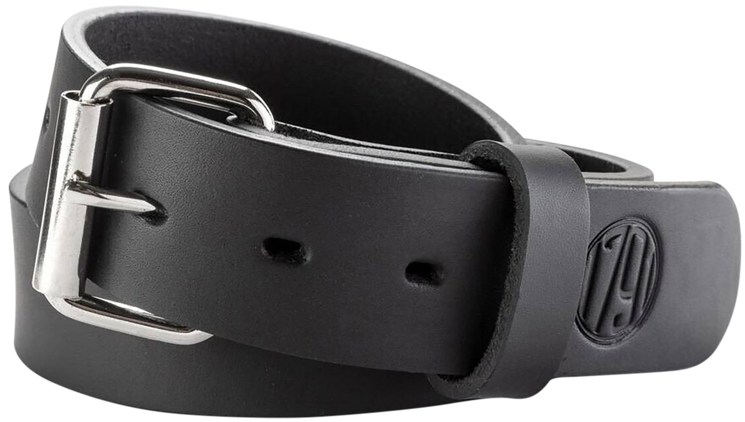 1791 Gunleather BLT013236SBLA 01  Gun Belt Stealth Black Leather 32/36 1.50 Wide Buckle Closure
