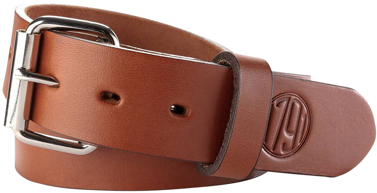 1791 Gunleather BLT013236CBRA 01  Gun Belt Classic Brown Leather 32/36 1.50 Wide Buckle Closure