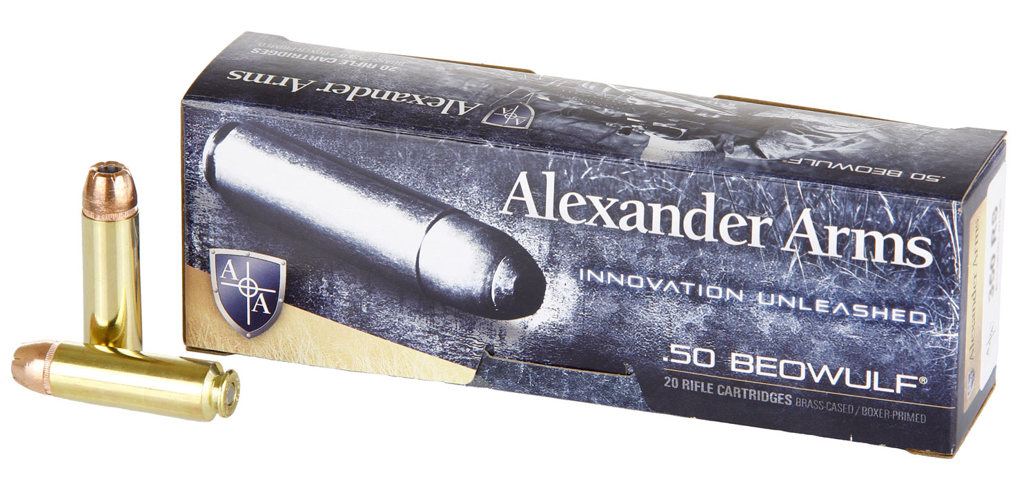 Alexander Arms AB350XTPBOX XTP 50Beowulf 350gr Hornady Hollow Point 20...
