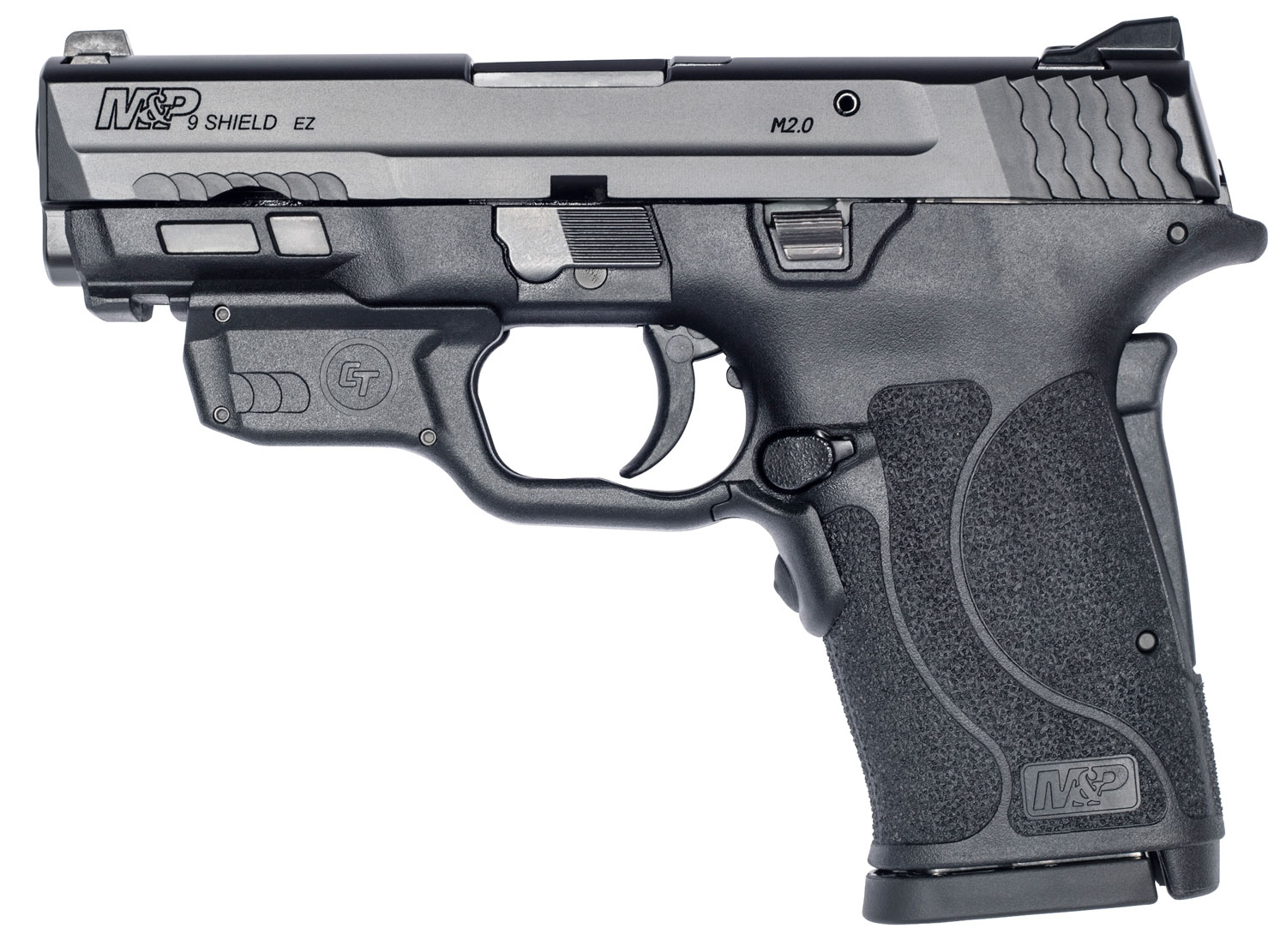 Smith & Wesson 12439 M&P Shield EZ M2.0 9mm Luger 3.68" 8+1 Black-img-0