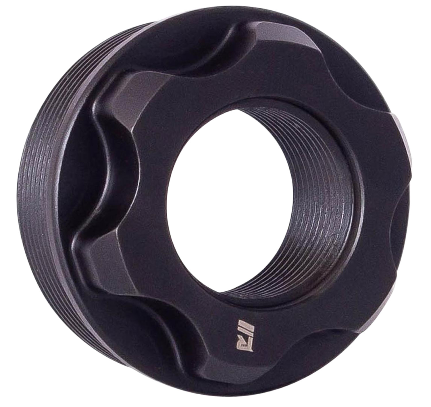 RUGGED SUPPRESSOR OF001 Fixed Mount 1/2-28 tpi Black