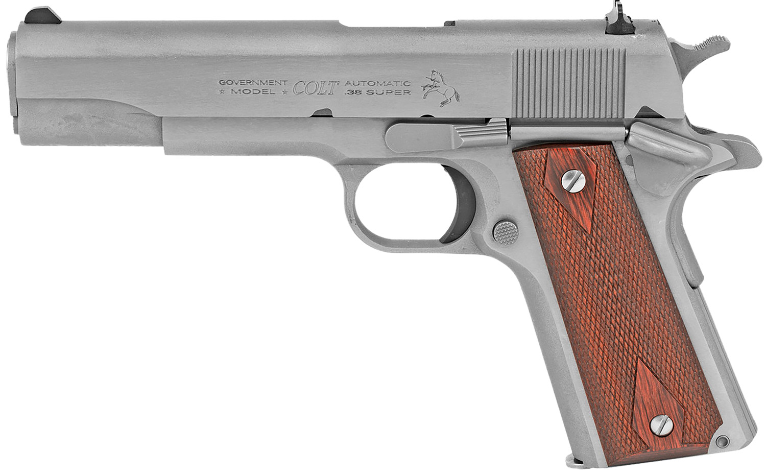 Colt 1911 Government 38 Super Stainless 5 in. – Reliable Pistol 7 Colt Manufacturing 1911 Government, alternate view