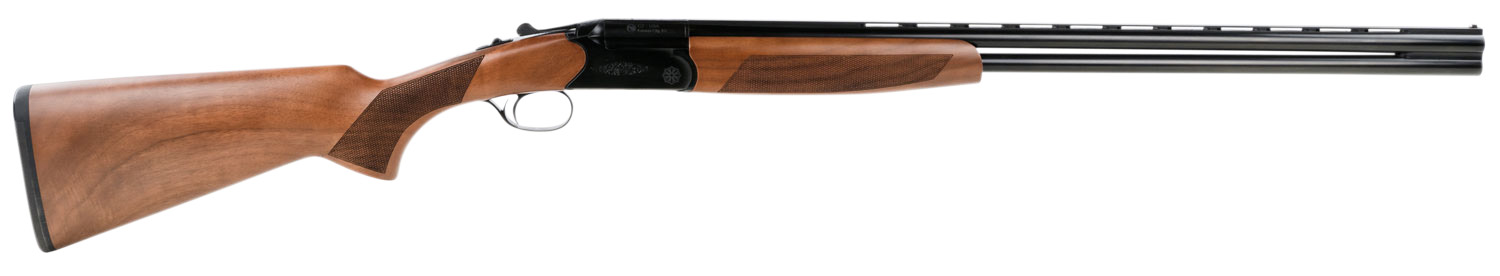 CZ-USA 06413 Drake  28 Gauge 2.75" 2rd 28" Barrel, Gloss Black Chrome Metal Finish, Turkish Walnut Fixed Pistol Grip Stock Includes 5 Chokes