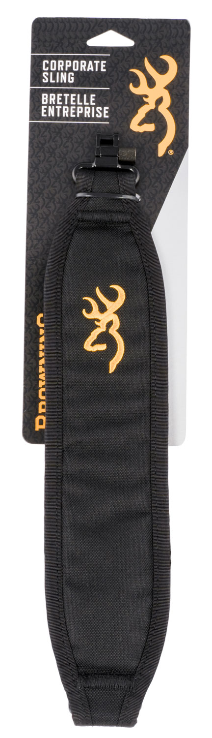 Browning 12232099 Corporate Sling made of Black Foam with Rubber Backing-img-0