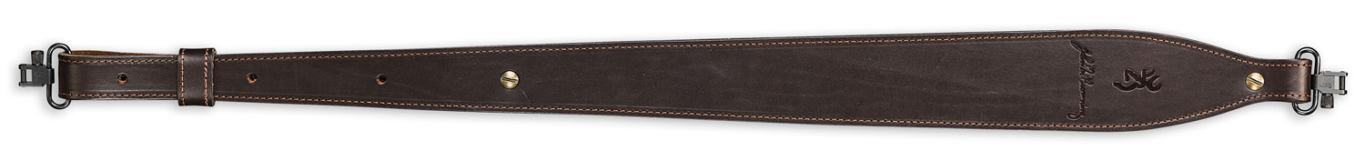 Browning 122398 John M Signature Dark Brown Leather/Suede Adjustable Rifle - Browning