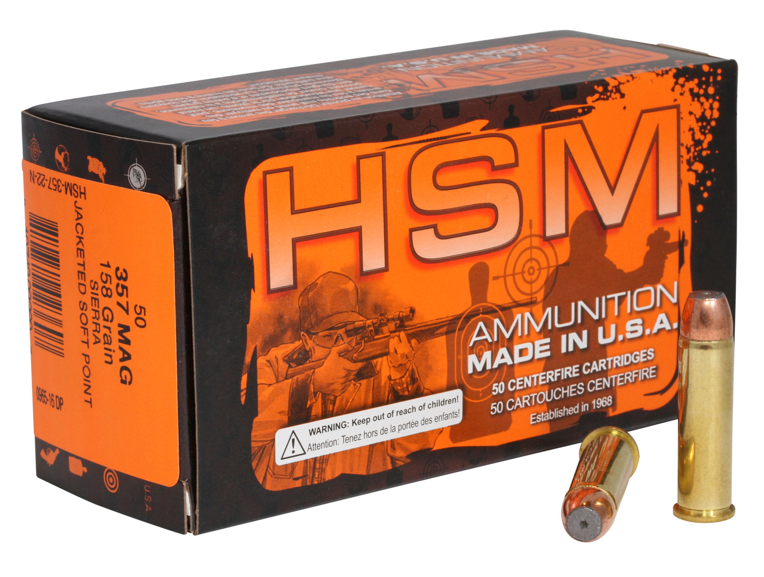 HSM 416N20 Pro Pistol .41 Rem Mag 210gr JHP 20 Rounds