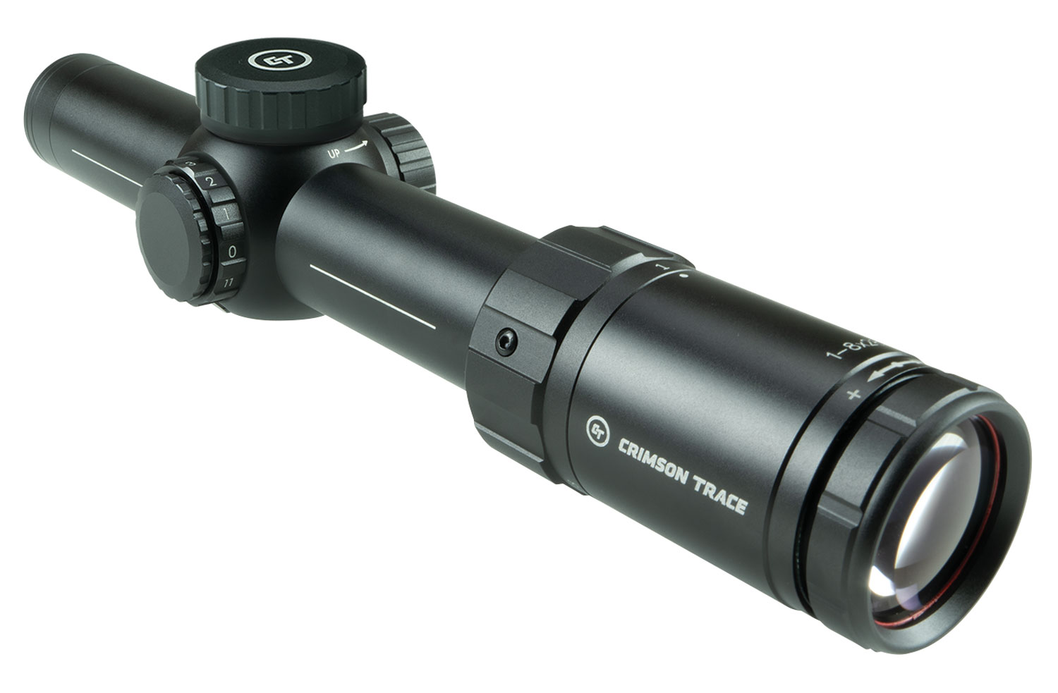 Crimson Trace CTL5108 1-8x28mm Tactical Scope, Illuminated SR-1 MIL Reticle