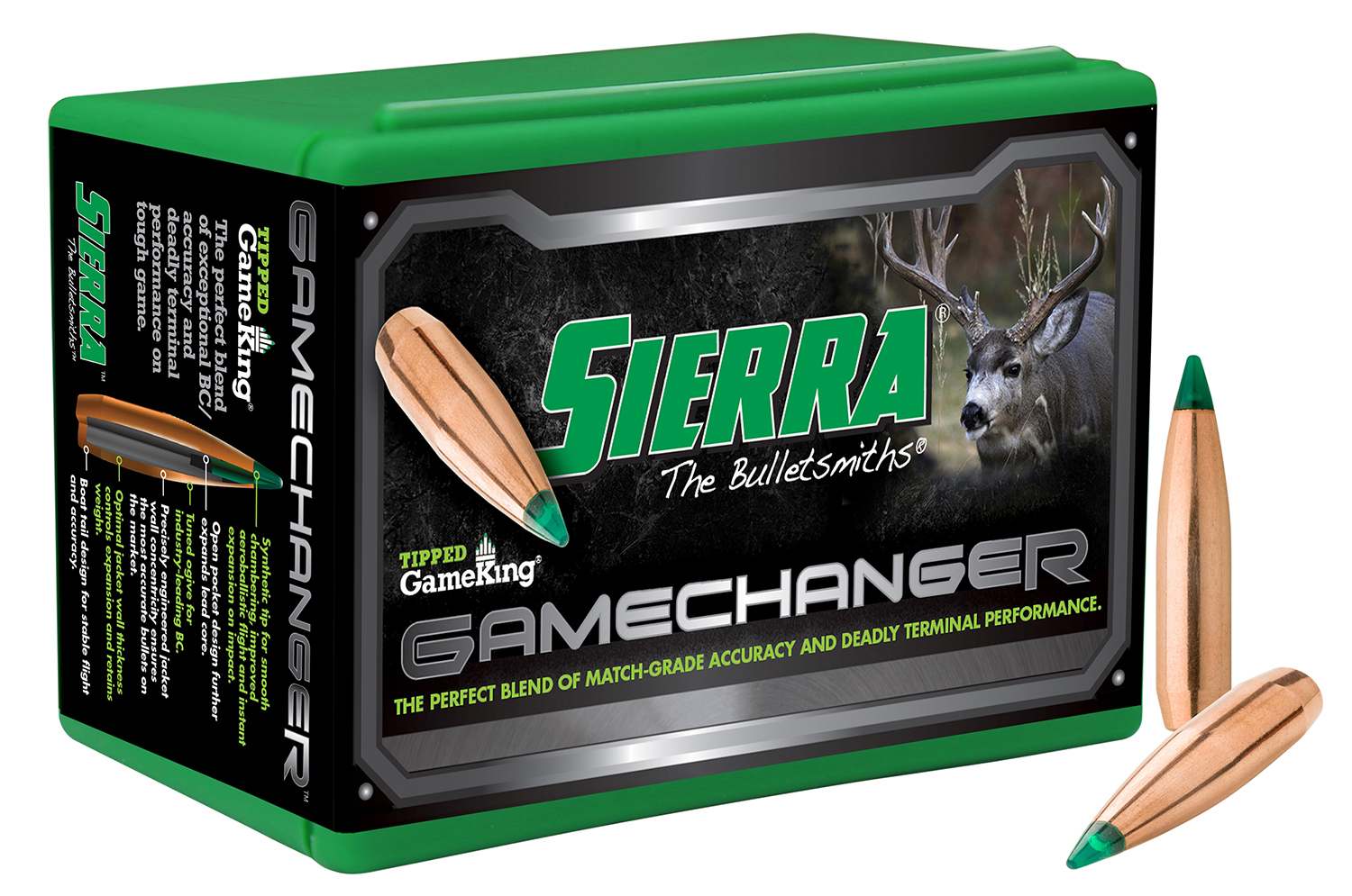 Sierra 4550 Tipped GameKing 7mm .284 150 gr - 100 Per Box