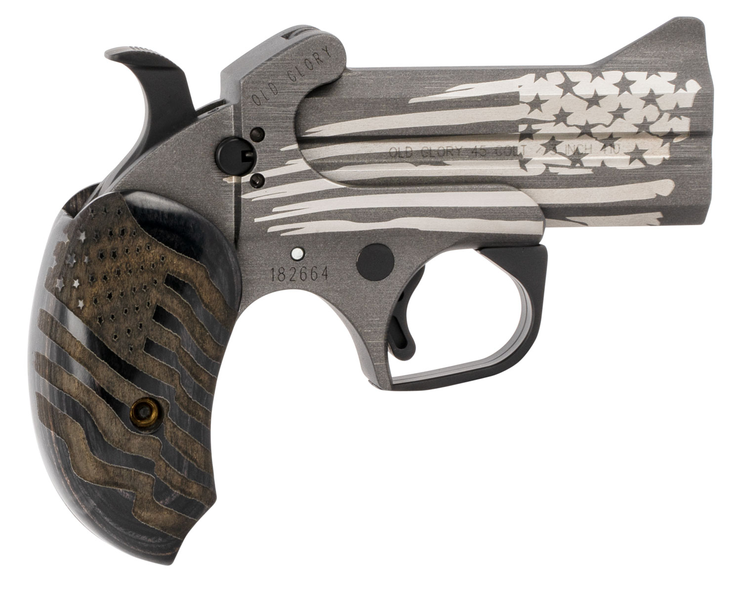 Bond Arms Old Glory 45 LC/410 Gauge DERRINGER 3.50" American Flag BAOG - Bond Arms, Inc. - 45 Colt (LC)