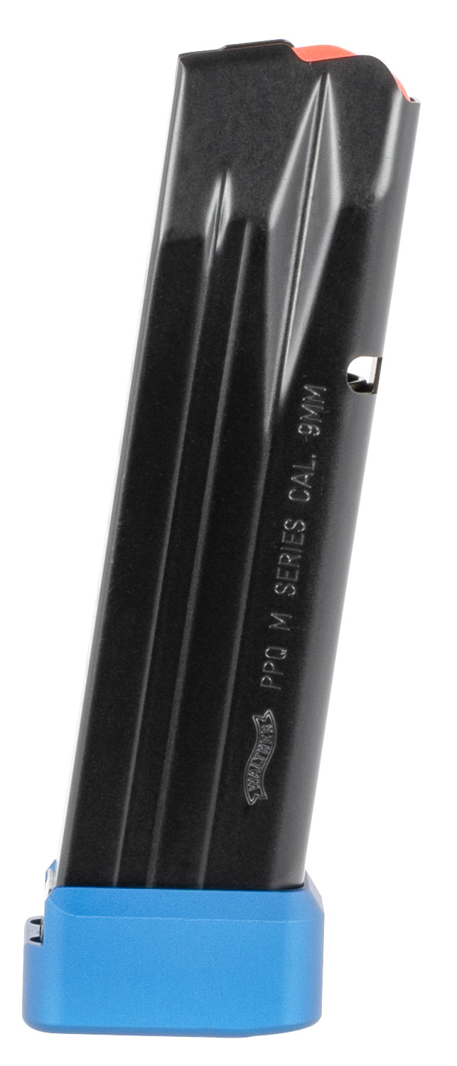 Walther PPQ M2 Magazine 9mm 15 Rounds Aluminum Blue Finish