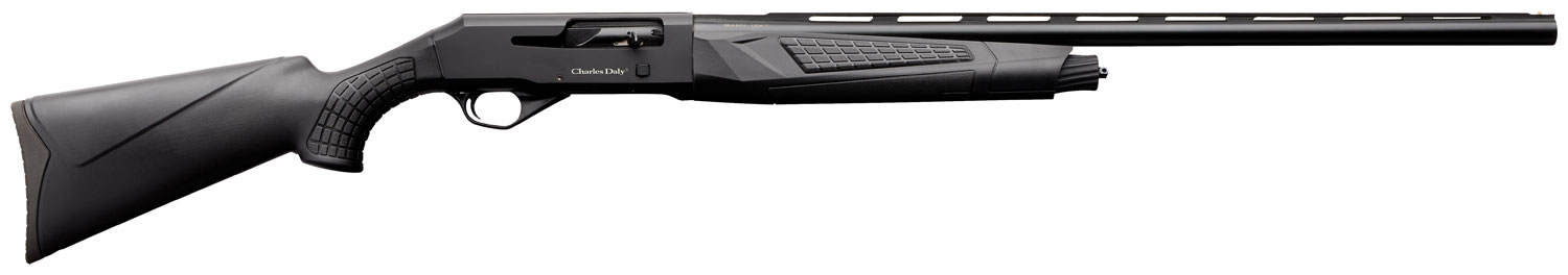 Charles Daly 930204 601  12 Gauge 4+1 3 28 Vent Rib Blued Barrel, Black Anodized Aluminum Receiver, Black Synthetic Stock, Includes 5 Choke Tubes