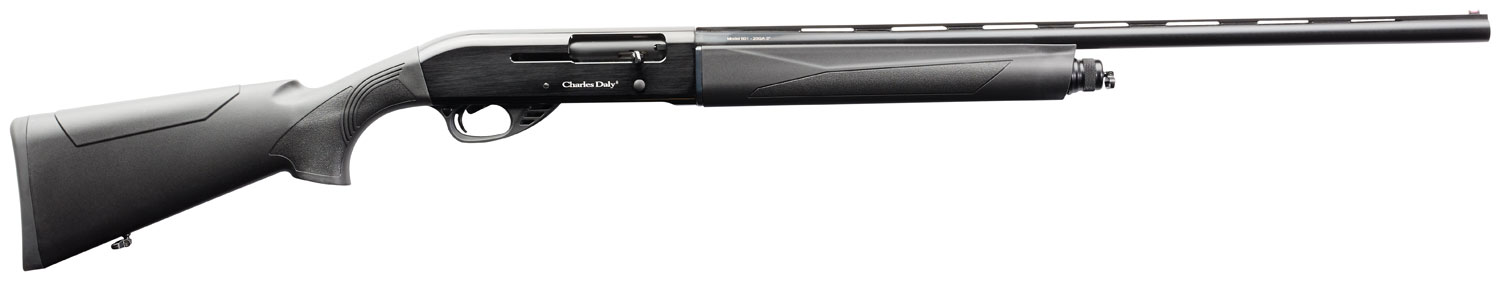 Charles Daly 930230 601 Full Size 20 Gauge Semi-Auto 3" 4+1 26" Black Vent Rib Barrel, Black Aluminum Grooved Receiver, Fixed Black Synthetic Stock, Right Hand Beretta/Benelli Mobil Choke System