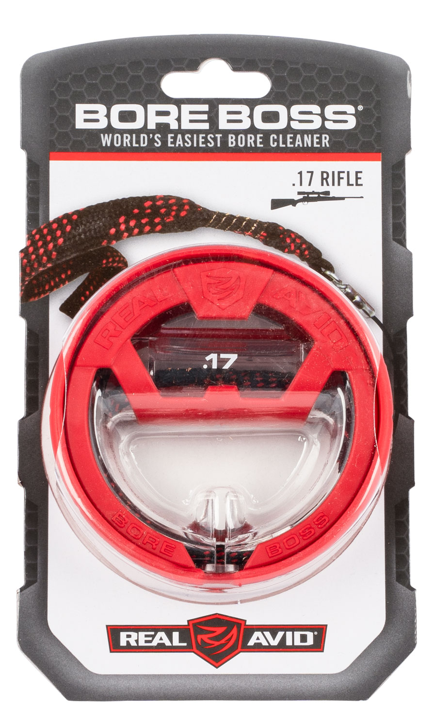 Real Avid AVBBI7 Bore Boss  17 Cal Rifle Firearm 32 Long Bronze Bristles