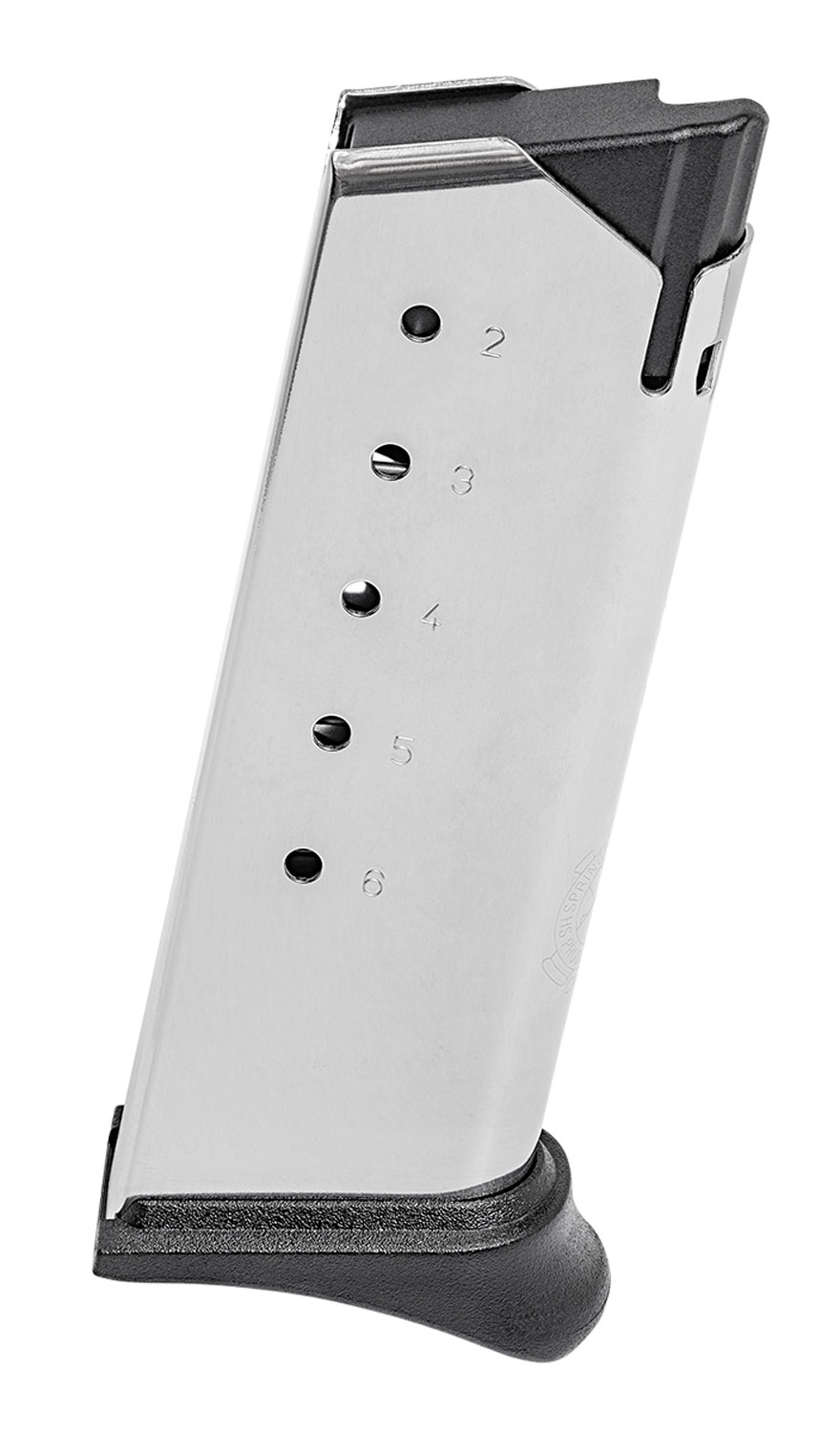 Springfield Armory XDSG4006H XD-S Mod2 6rd .40 S&W Stainless Magazine